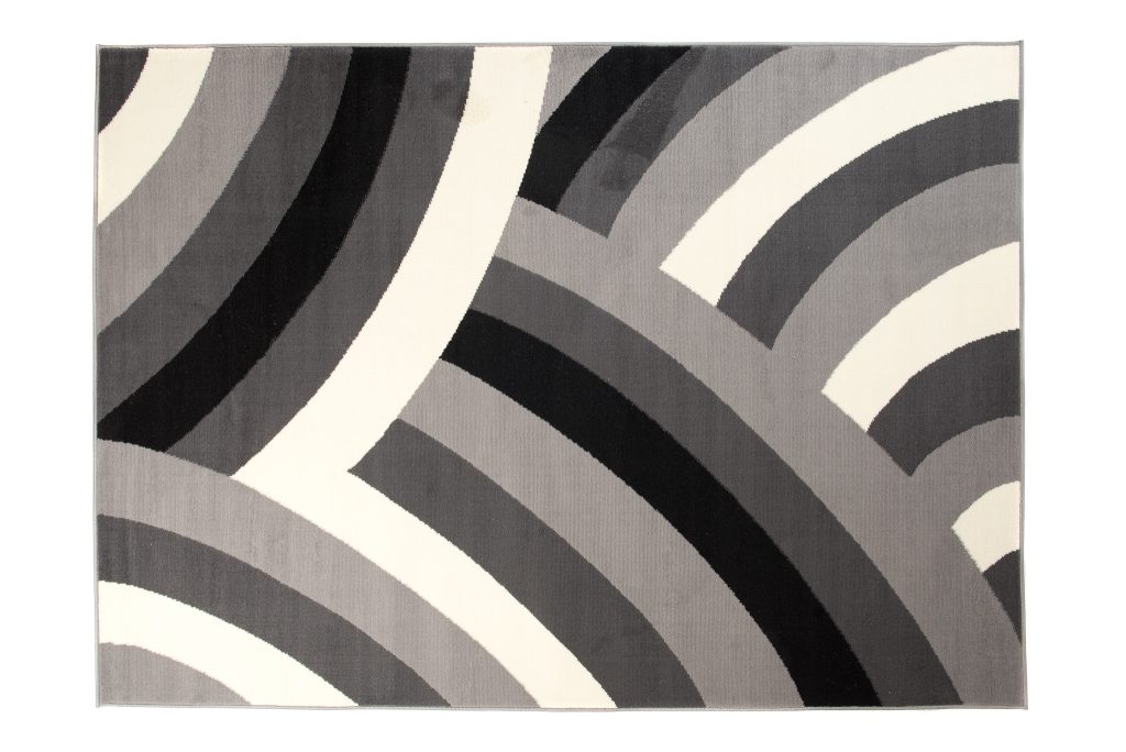 Alfombra Dream Gris Oscuro Crema Geométrico