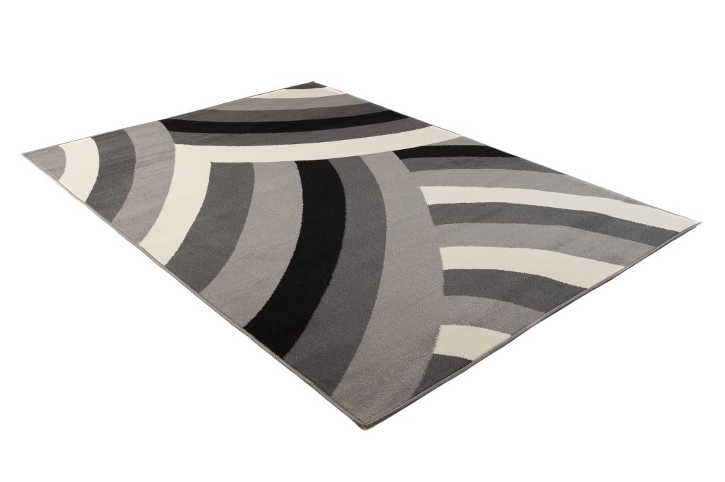 Alfombra Dream Gris Oscuro Crema Geométrico