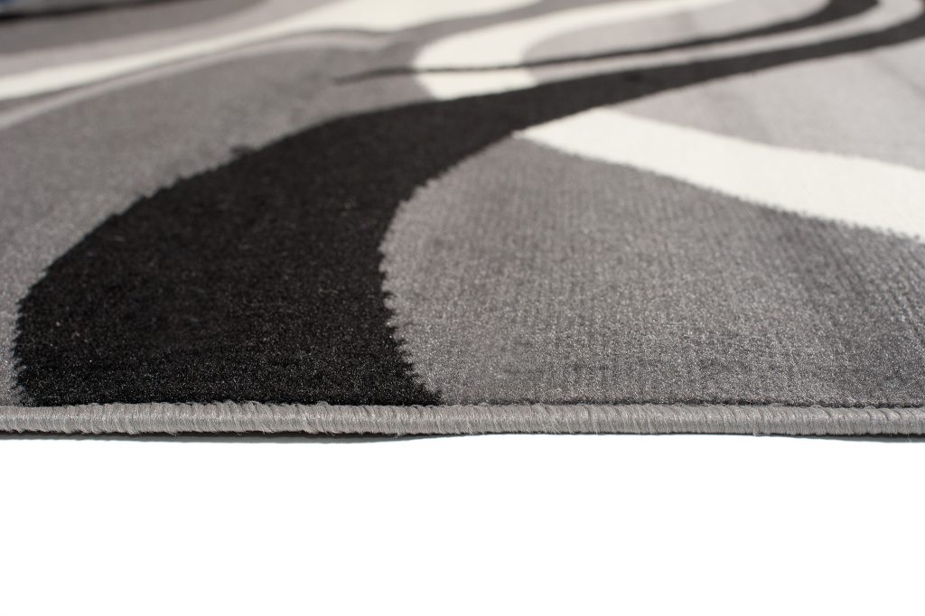 Alfombra Dream Gris Crema Geométrico Ondas