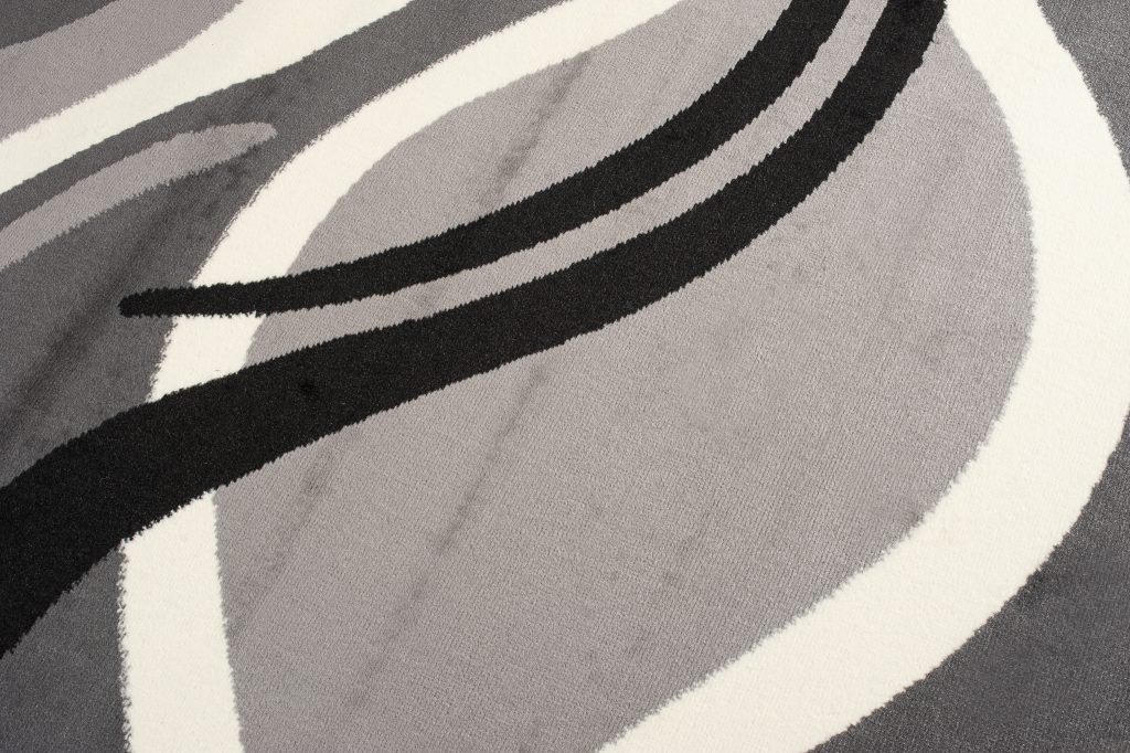 Alfombra Dream Gris Crema Geométrico Ondas