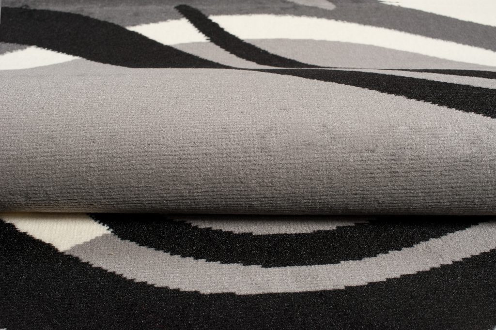 Alfombra Dream Gris Crema Geométrico Ondas