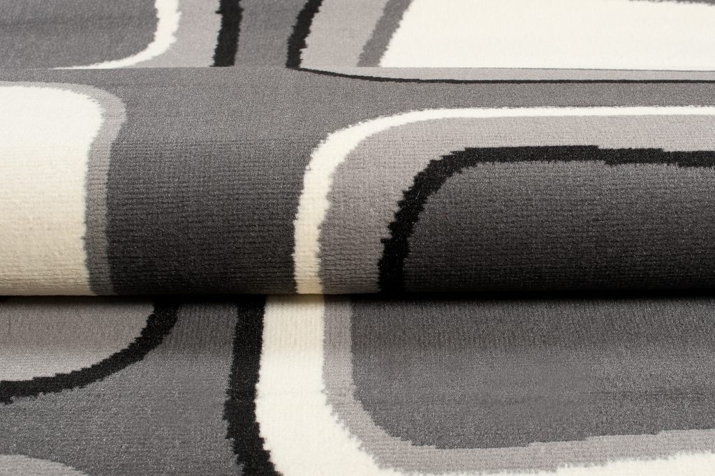 Alfombra Dream Gris Crema Geométrico Rectángulos