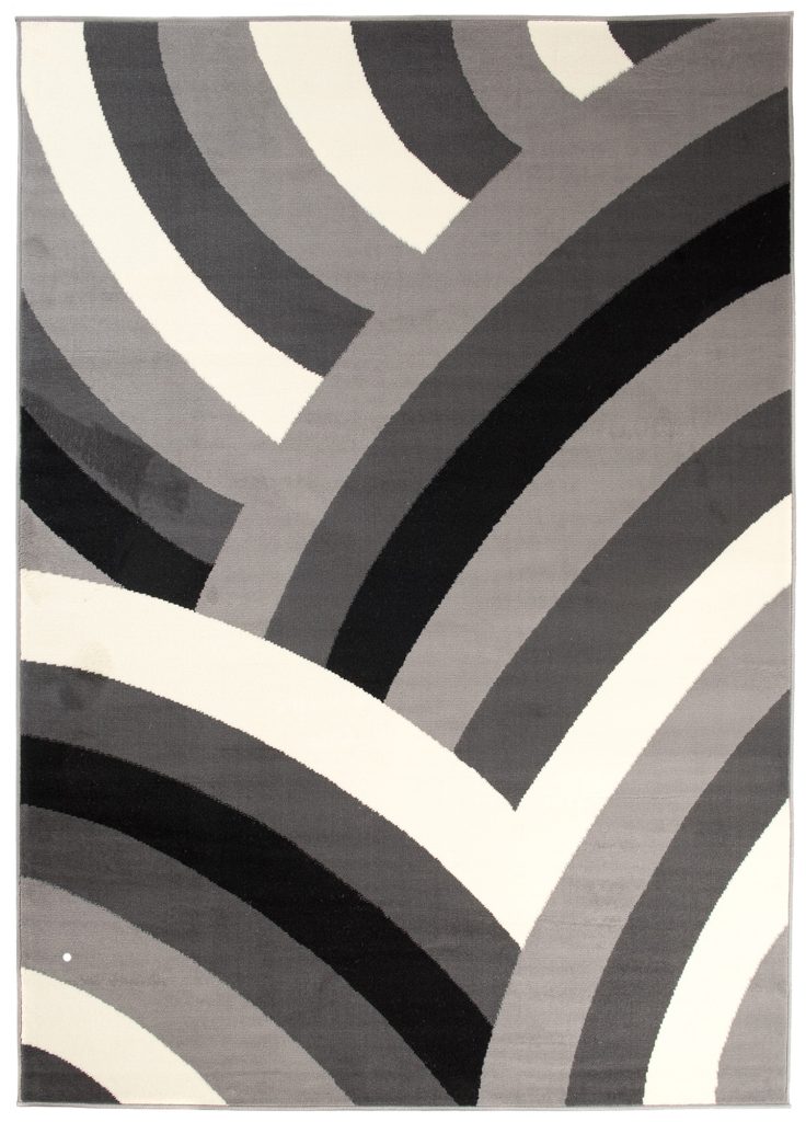 Alfombra Dream Gris Oscuro Crema Geométrico