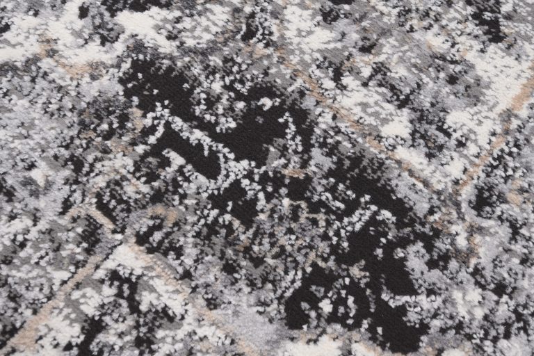 Alfombra Valley Gris Oscuro Vintage Rosetón