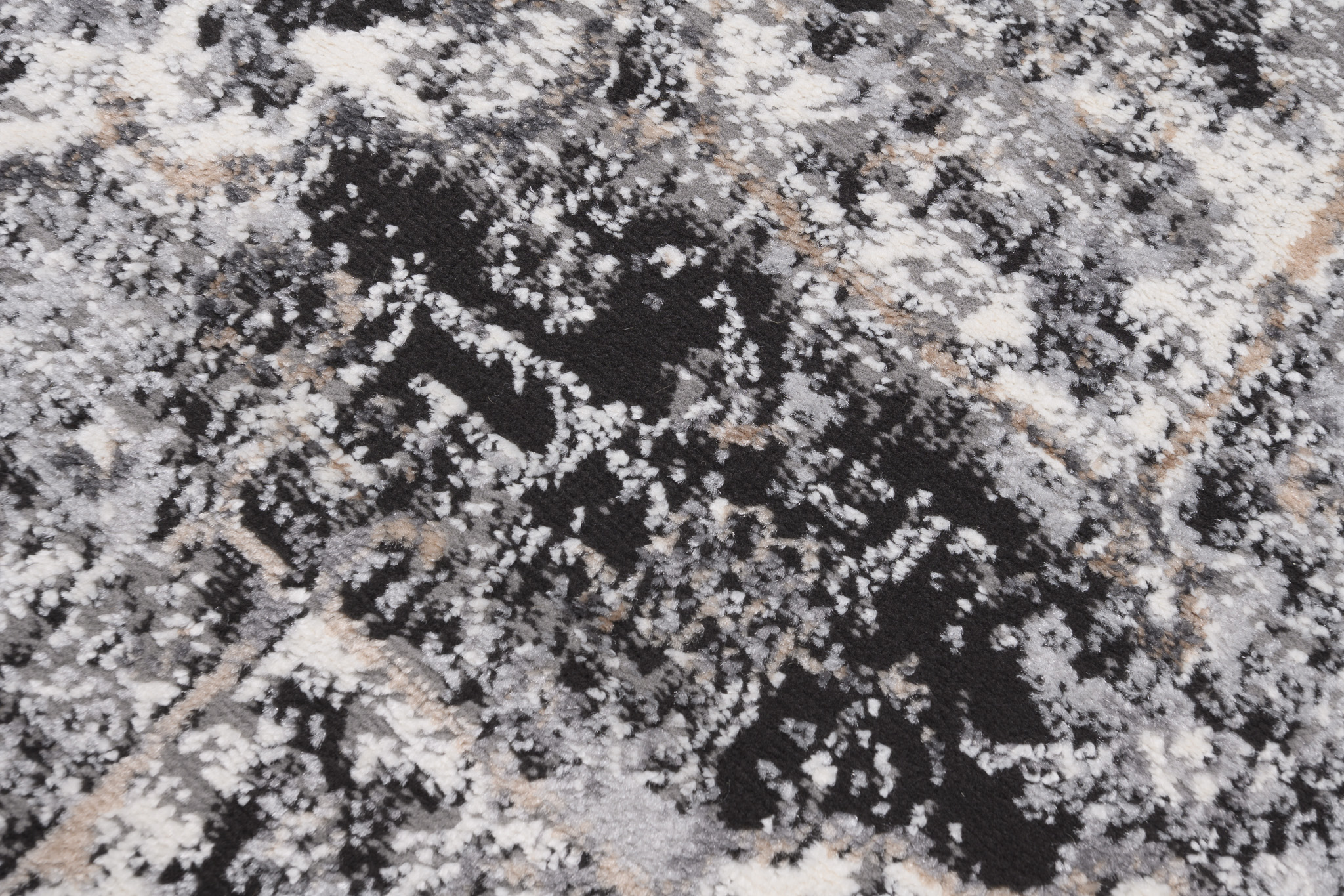 Alfombra Valley Gris Oscuro Vintage Rosetón