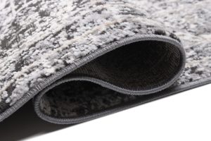 Alfombra Valley Gris Oscuro Vintage Rosetón