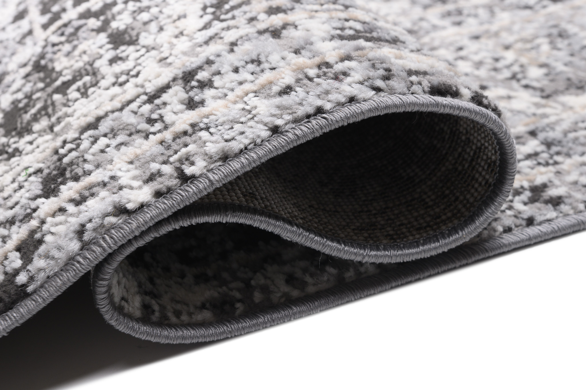 Alfombra Valley Gris Oscuro Vintage Rosetón