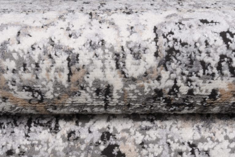 Alfombra Valley Gris Oscuro Vintage Rosetón