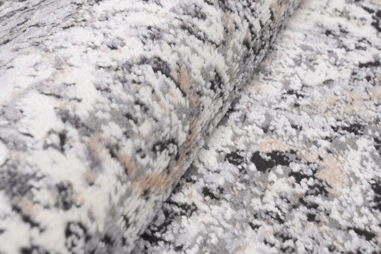 Alfombra Valley Gris Oscuro Vintage Rosetón