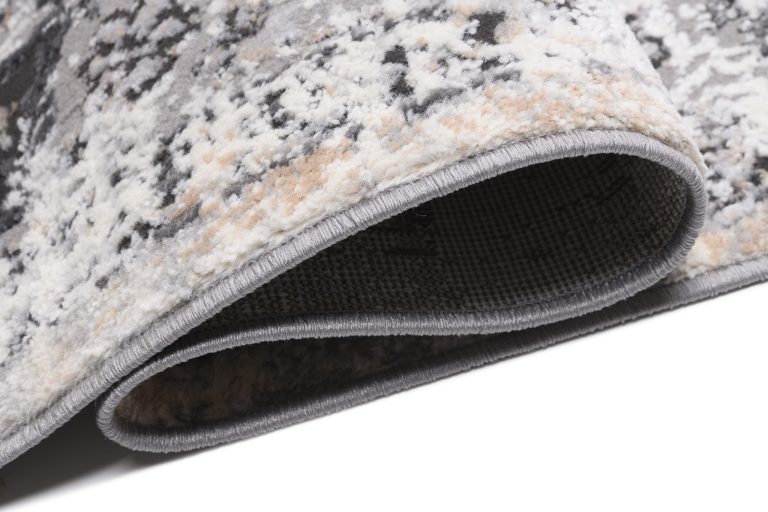 Alfombra Valley Antracita Vintage Rosetón