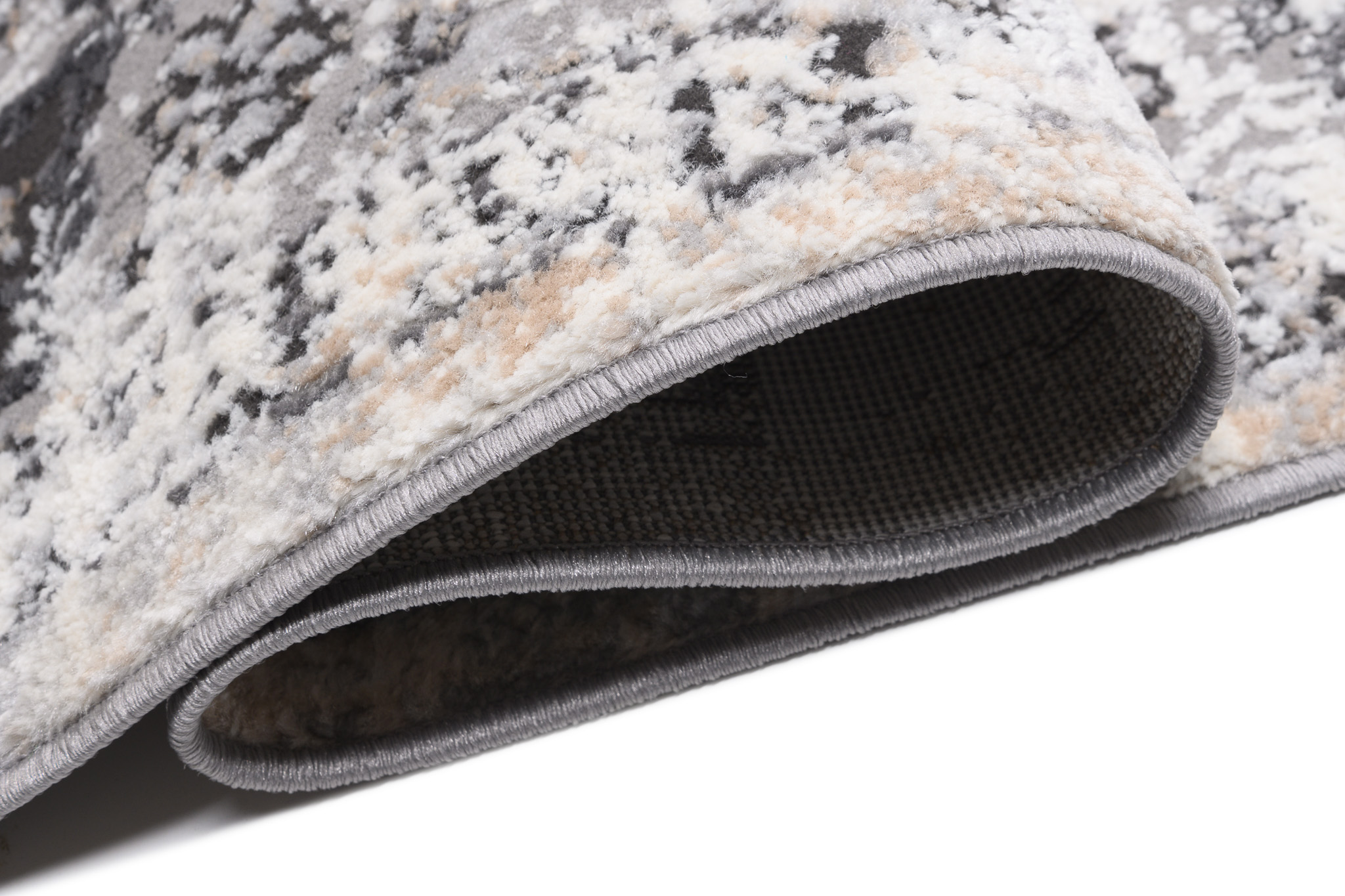 Alfombra Valley Antracita Vintage Rosetón