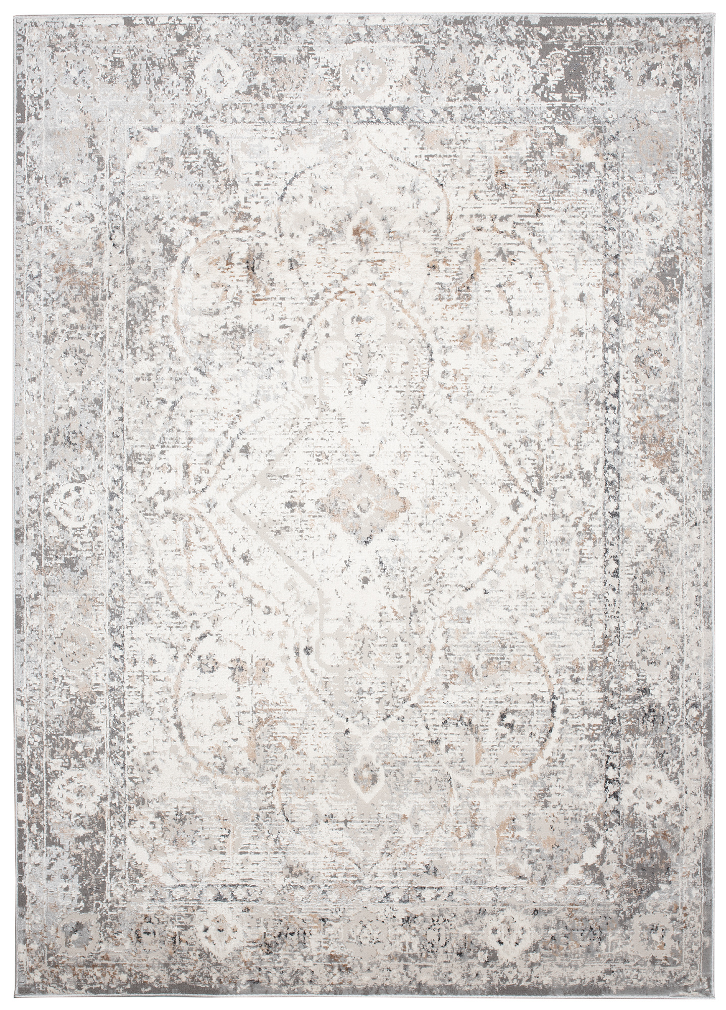 Alfombra Valley Gris Ornamental Vintage