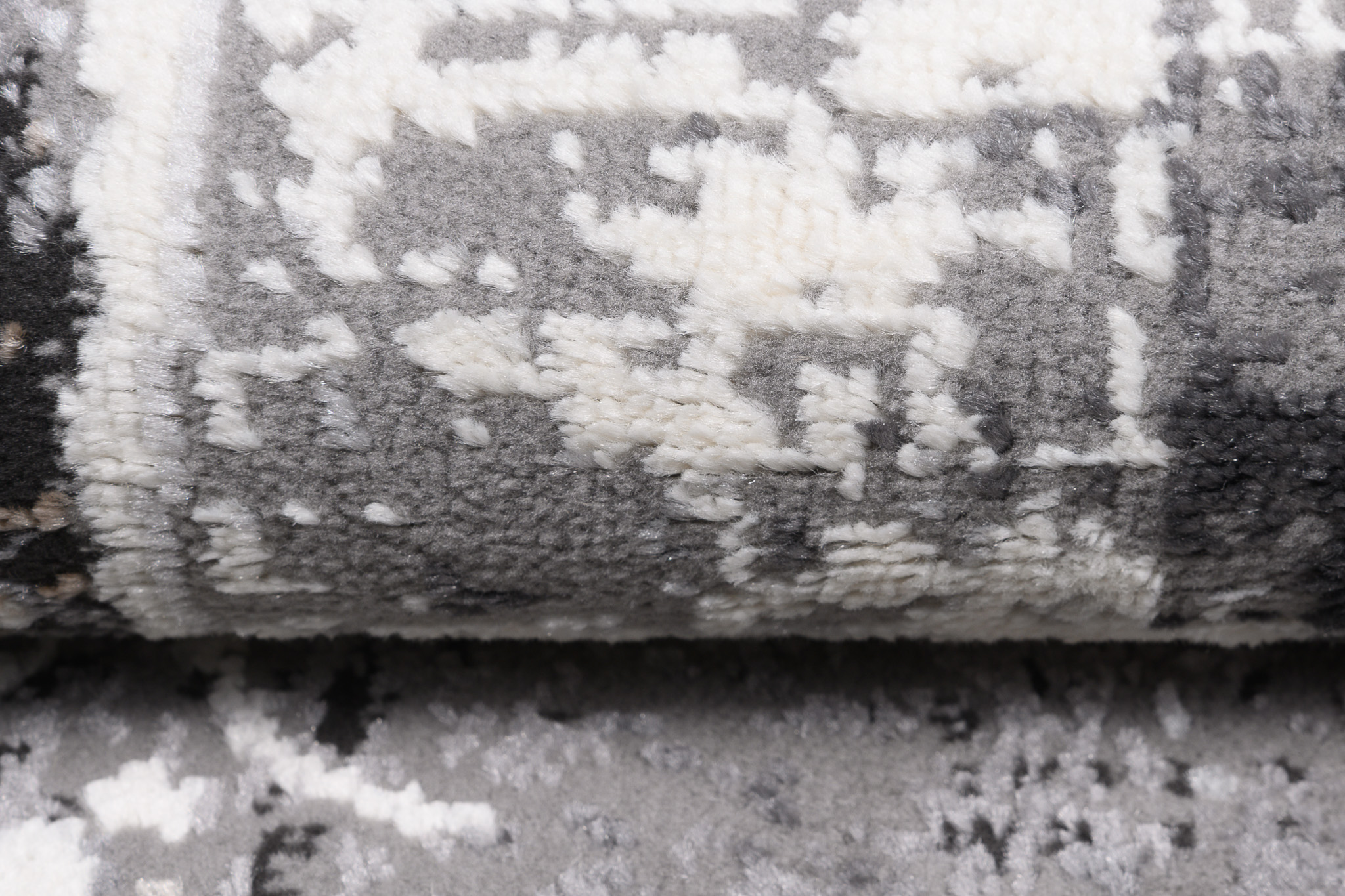 Alfombra Valley Gris Vintage Floral Rosetón