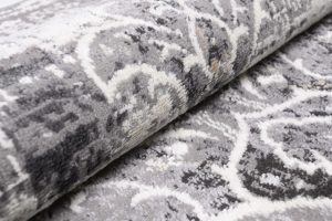 Alfombra Valley Gris Vintage Floral Rosetón