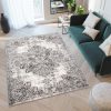 Alfombra Valley Gris Vintage Floral Rosetón