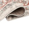 Alfombra Retro Cobre Gris Ornamental Vintage