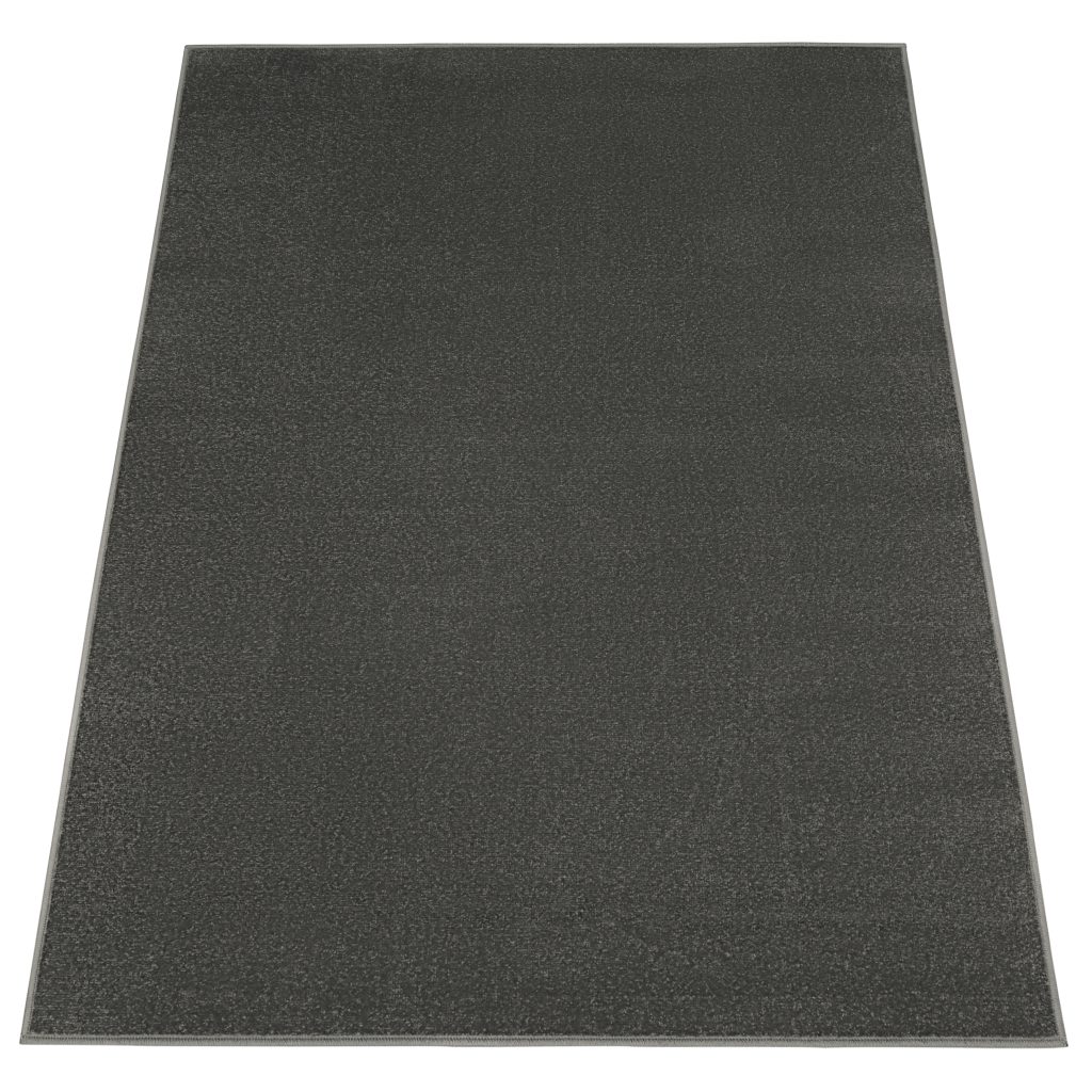 Alfombra Mono Interior Exterior Gris Oscuro