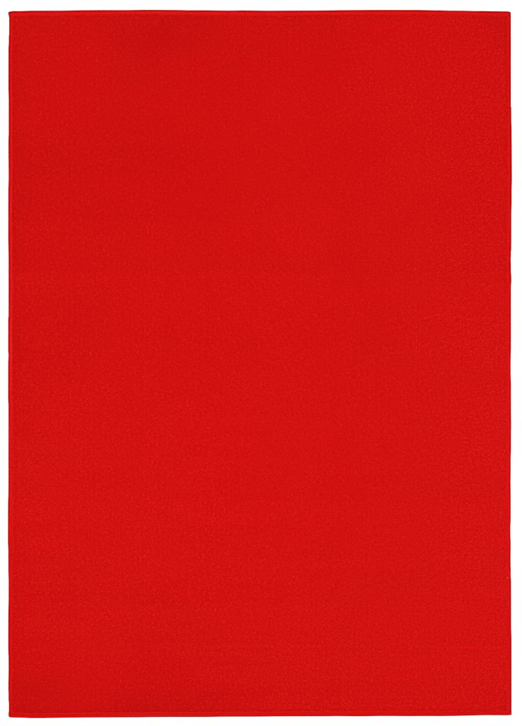 Alfombra Mono Interior Exterior Rojo
