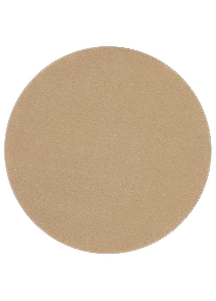 Alfombra Mono Redonda Interior Exterior Beige