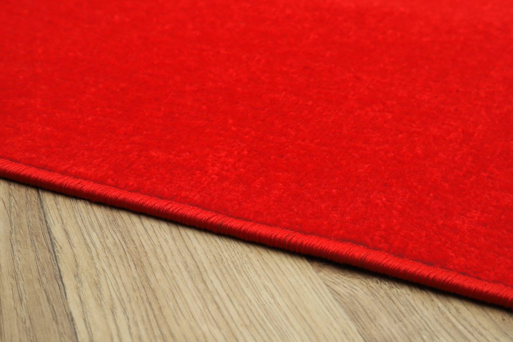 Alfombra Mono Interior Exterior Rojo