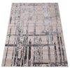 Alfombra Crystal Gris Claro Rayas Abstracto Efecto 3D