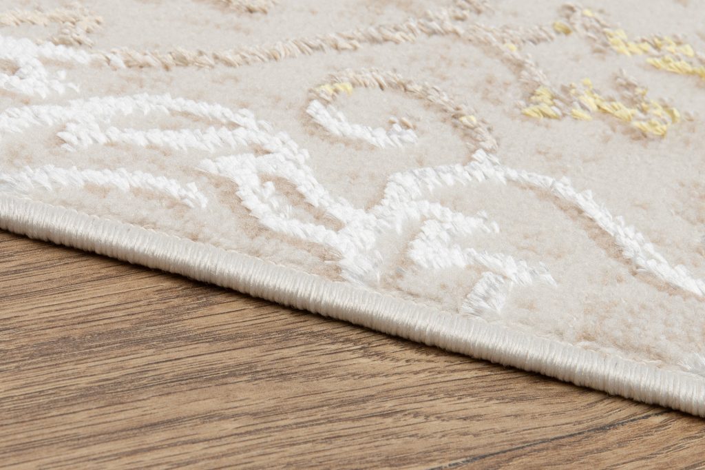 Alfombra Ares Crema Marrón Ornamental Vintage