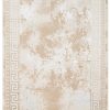 Alfombra Ares Beige Borde Abstracto