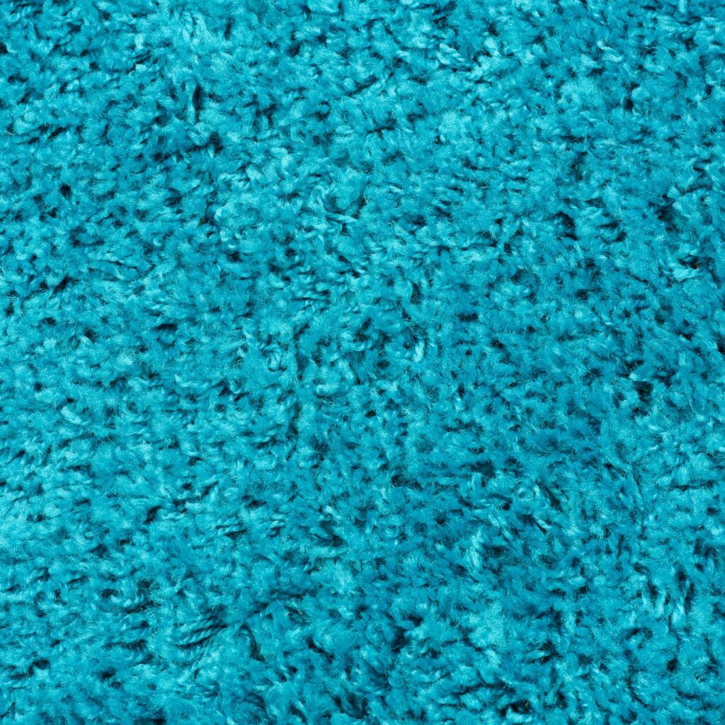 Alfombra Essence Shaggy Unicolor Turquesa