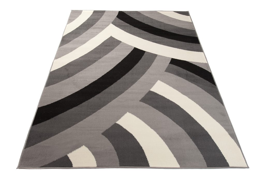 Alfombra Dream Gris Oscuro Crema Geométrico