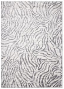 Alfombra Valley Gris Abstracto Rayas Cebra