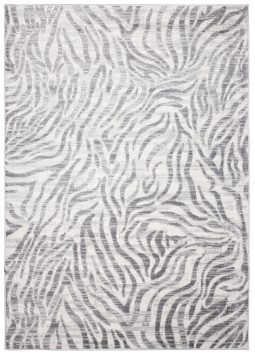 Alfombra Valley Gris Abstracto Rayas Cebra