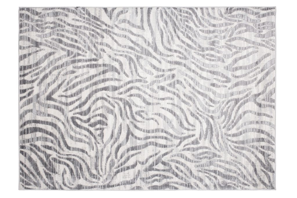 Alfombra Valley Gris Abstracto Rayas Cebra
