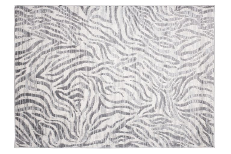 Alfombra Valley Gris Abstracto Rayas Cebra