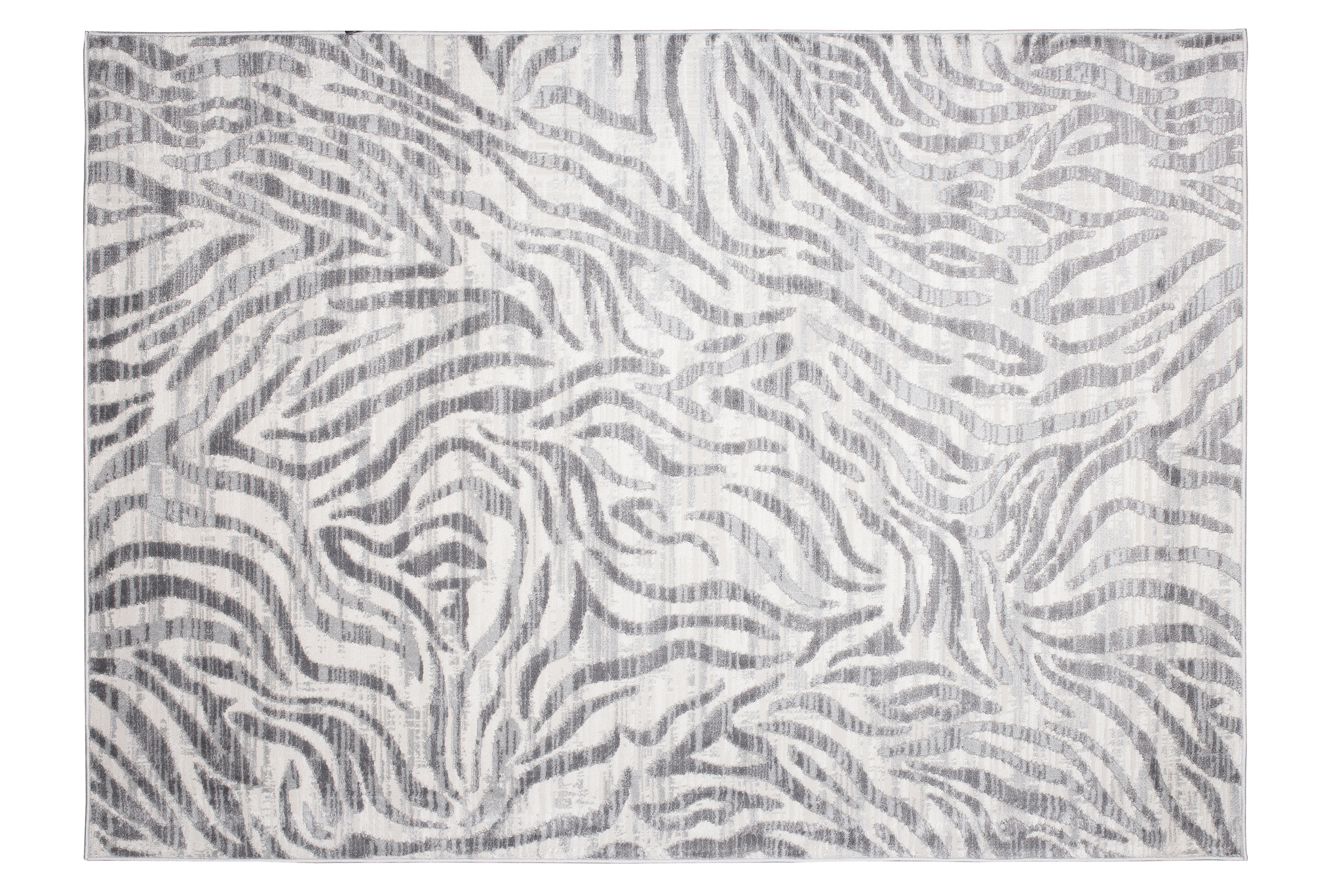 Alfombra Valley Gris Abstracto Rayas Cebra