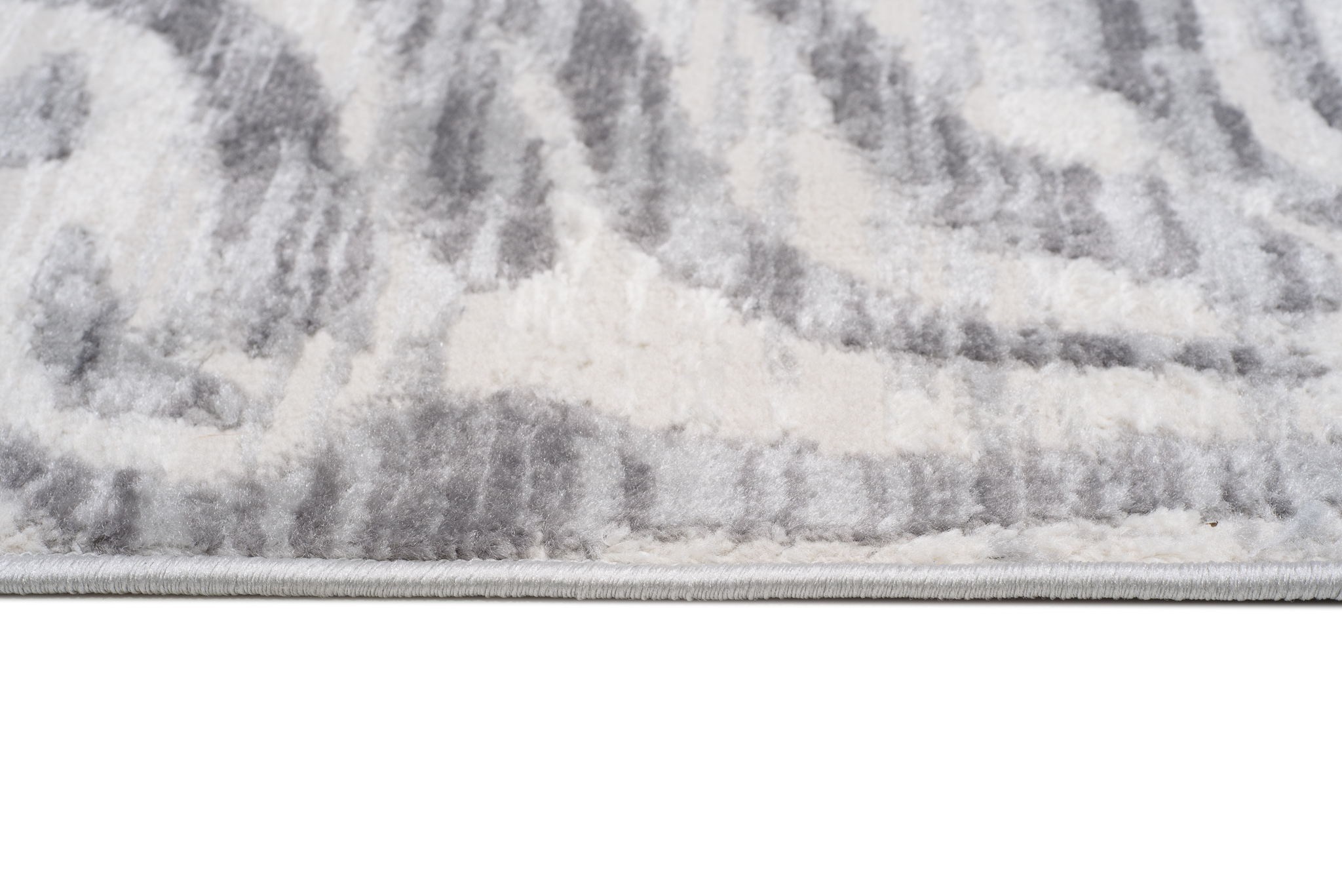 Alfombra Valley Gris Abstracto Rayas Cebra