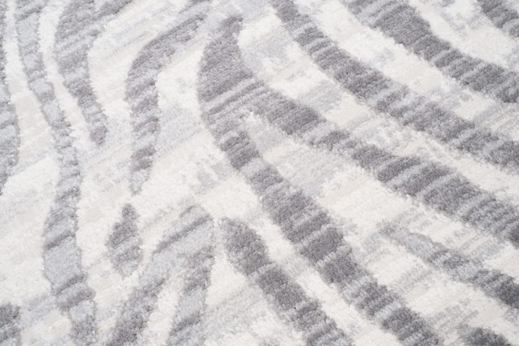 Alfombra Valley Gris Abstracto Rayas Cebra