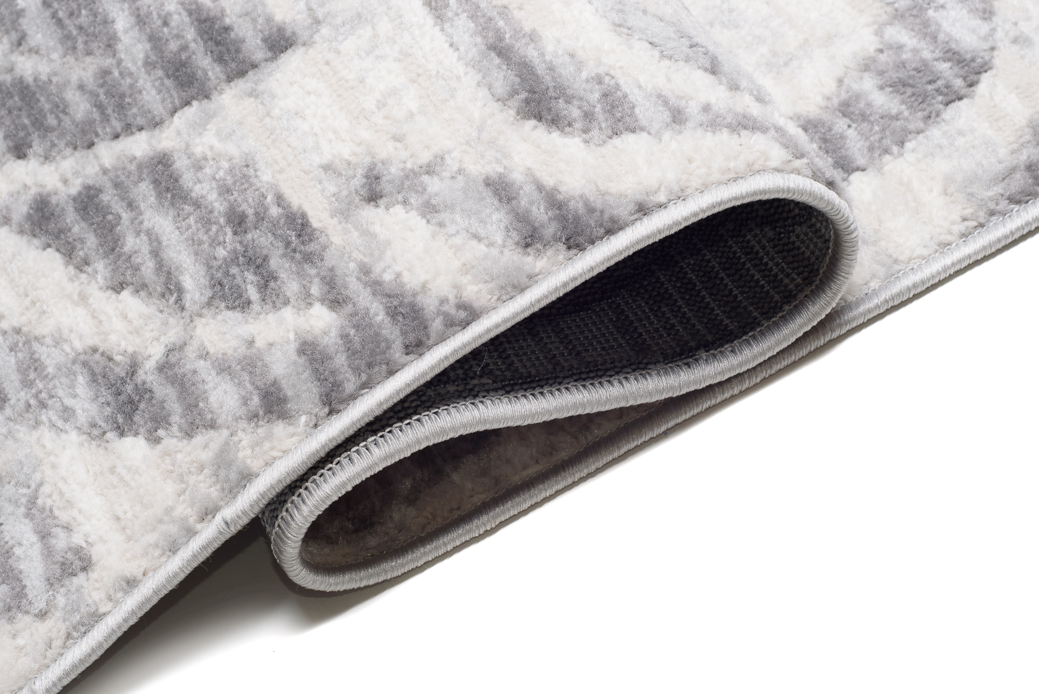 Alfombra Valley Gris Abstracto Rayas Cebra