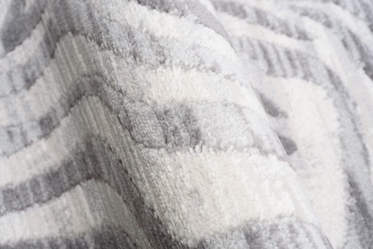 Alfombra Valley Gris Abstracto Rayas Cebra