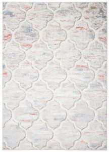 Alfombra Valley Gris Salmón Trellis Marroquí