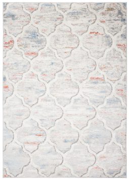 Alfombra Valley Gris Salmón Trellis Marroquí