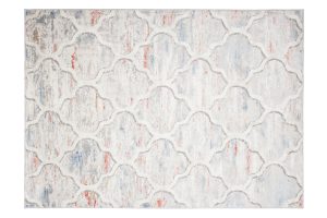 Alfombra Valley Gris Salmón Trellis Marroquí