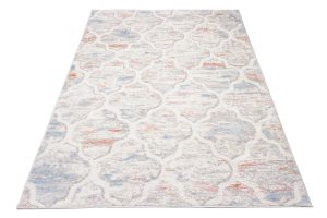 Alfombra Valley Gris Salmón Trellis Marroquí