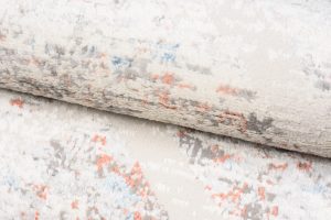 Alfombra Valley Gris Salmón Geométrico Enrejado