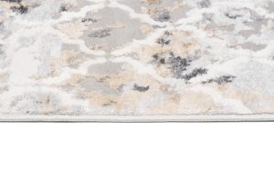 Alfombra Valley Gris Rojo Ladrillo Vintage Trellis