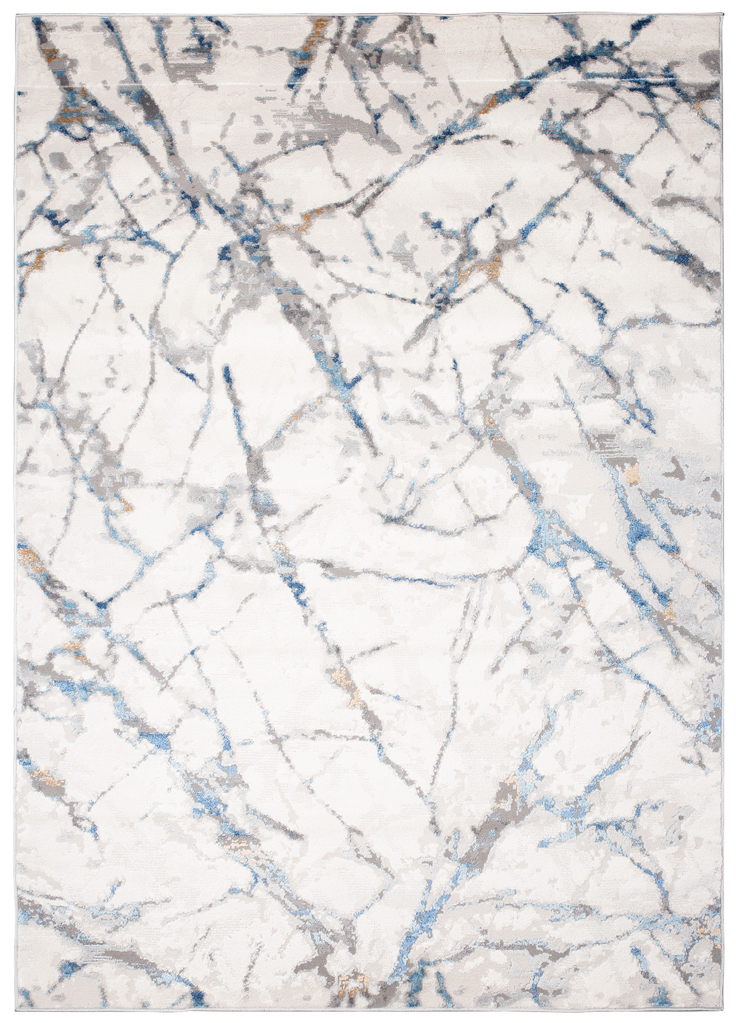 Alfombra Valley Gris Azul Moderno Líneas