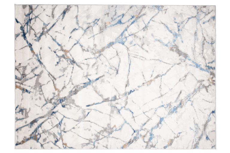 Alfombra Valley Gris Azul Moderno Líneas