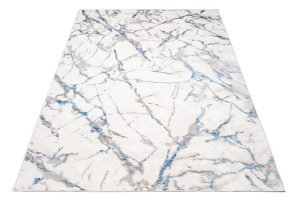 Alfombra Valley Gris Azul Moderno Líneas