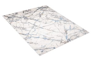 Alfombra Valley Gris Azul Moderno Líneas