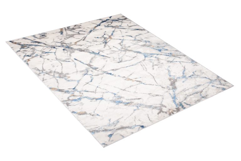 Alfombra Valley Gris Azul Moderno Líneas