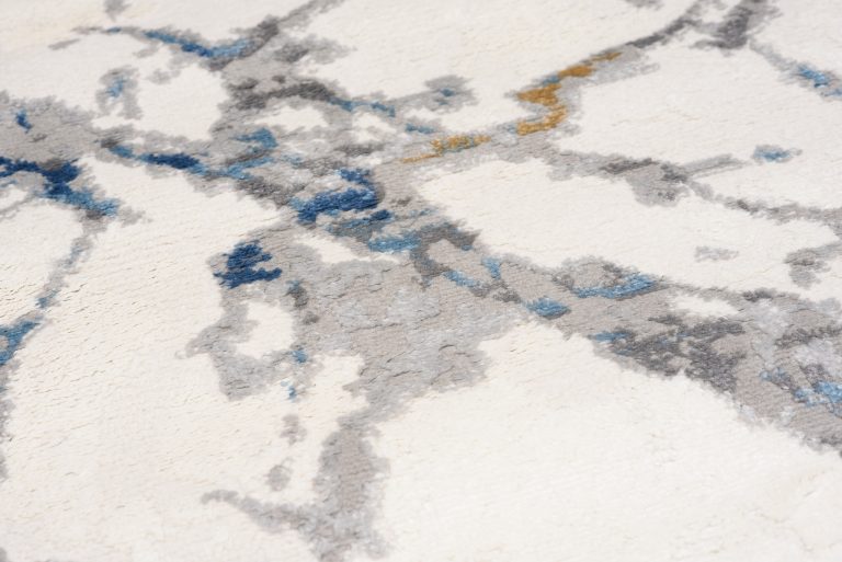 Alfombra Valley Gris Azul Moderno Líneas